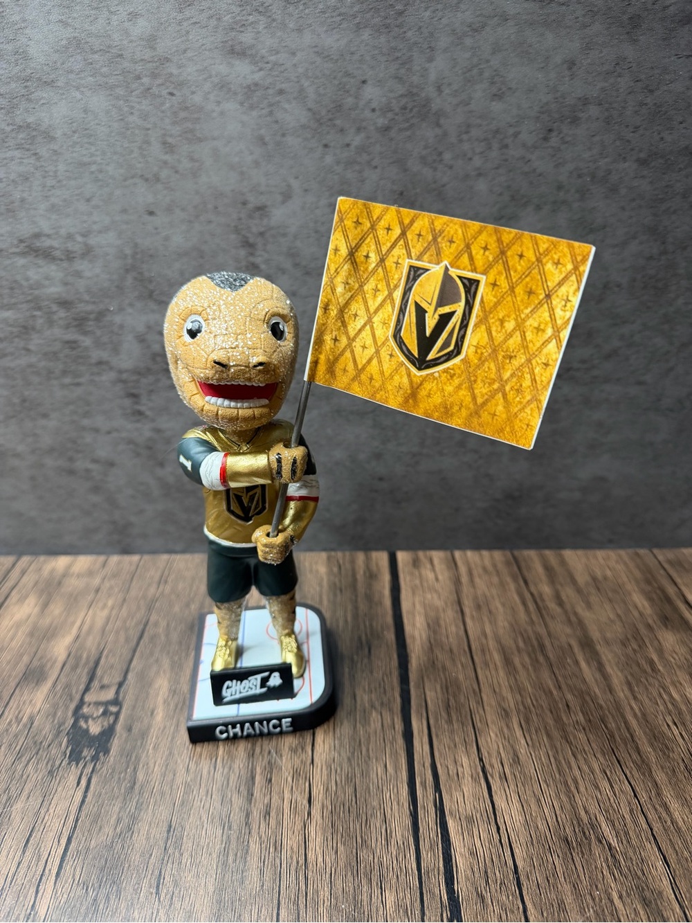 Las Vegas Golden Knights "Chance" #1 Team Mascot Bobblehead (SGA GHOST Edition)